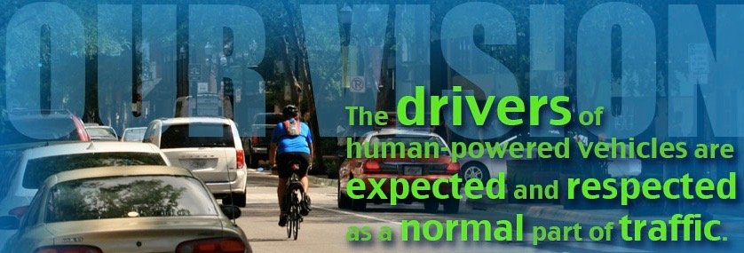 cyclists are a normal part of traffic