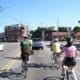 CyclingSavvy group at Woodford Corner, Portland, ME