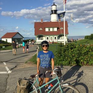 Pamela Murray welcomes you to the Maine lighthouse bicycle tour