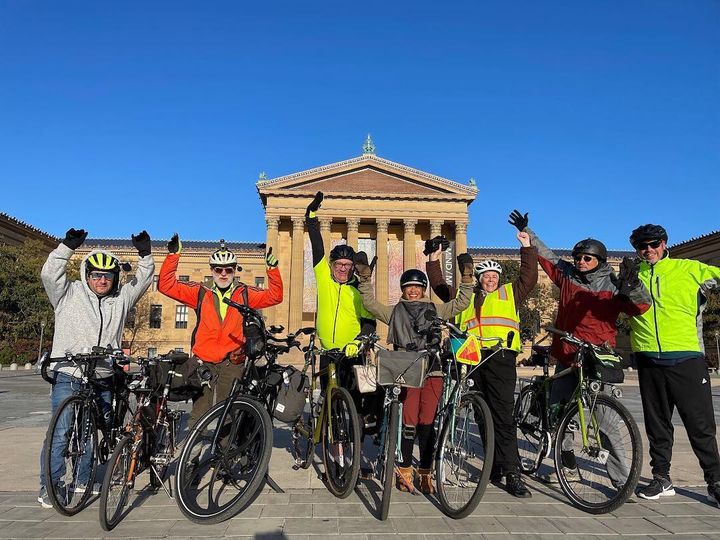 CyclingSavvy sightseeing ride to the Philly Bike Expo